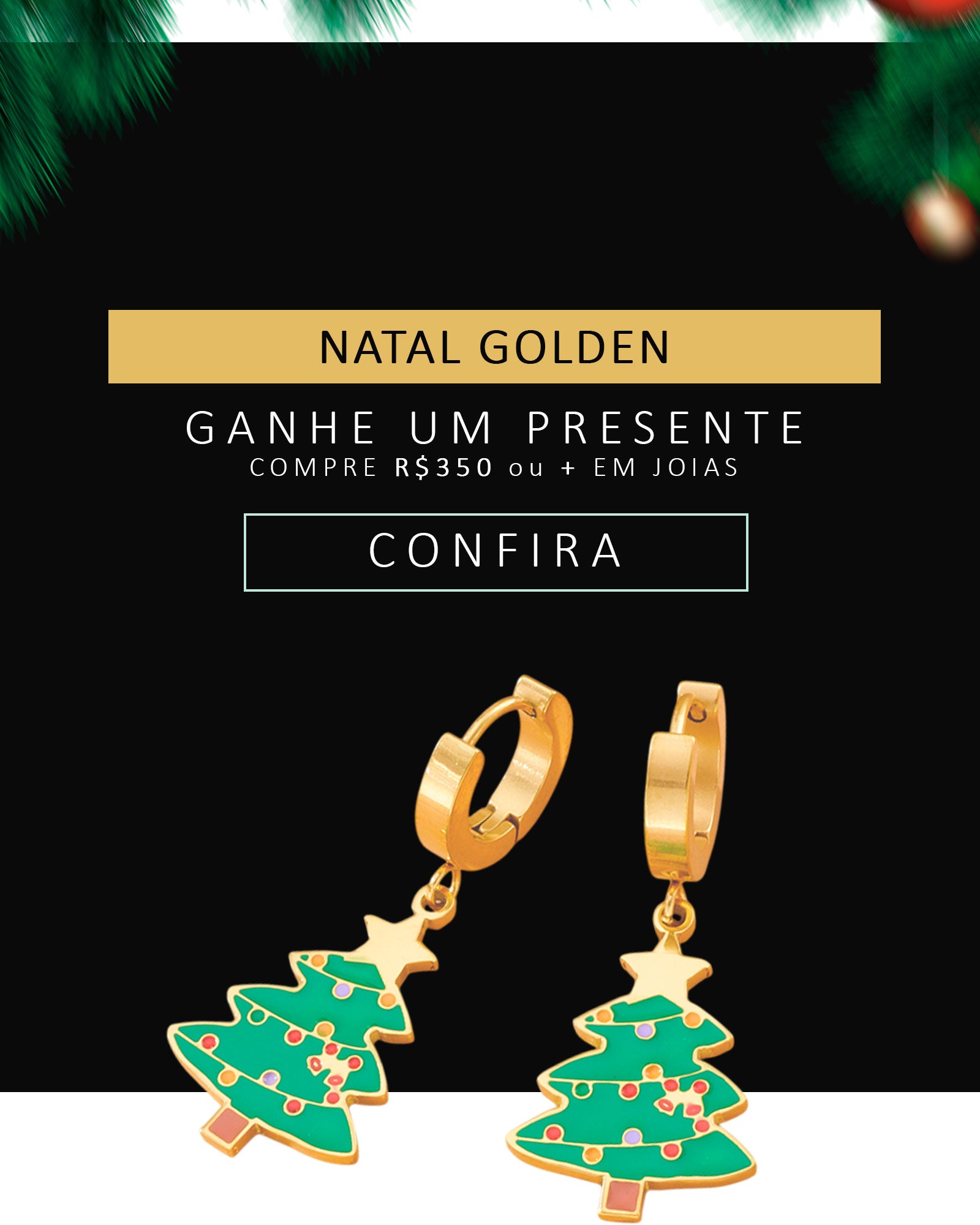 Promoção Natal Golden Vandeza Joias