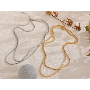 Colar Feminino 90 cm Corrente Banhado a Ouro 18K