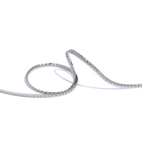 Colar Feminino Elo Cubano Fino Prata