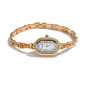 Relógio Feminino Oval Ouro 18K | Vandeza Joias