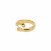 Anel Abraço Banhado a Ouro 18K